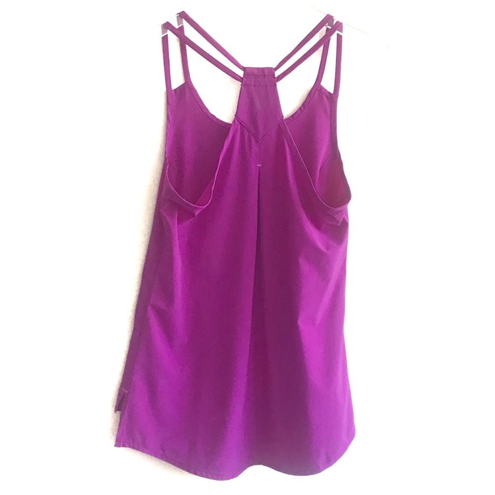 ATHLETA Go Time Strappy Tank Top Purple Size S - Picture 2 of 8